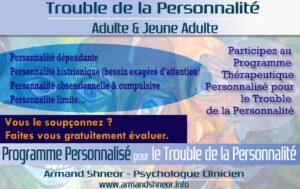 Programme Thérapeutique Personnalisé pour Trouble de la Personnalité