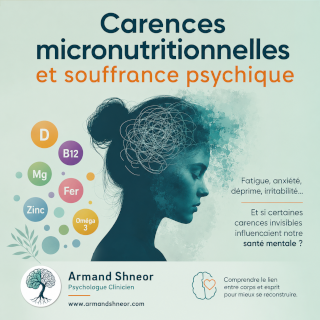 Carences micronutritionnelles et souffrance psychique